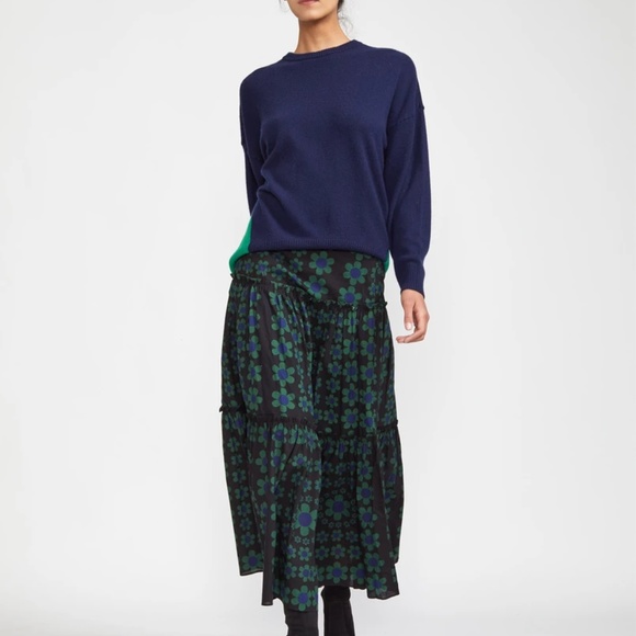 Cynthia Rowley - Cameron Cotton Tier Skirt, S - Picture 3 of 8